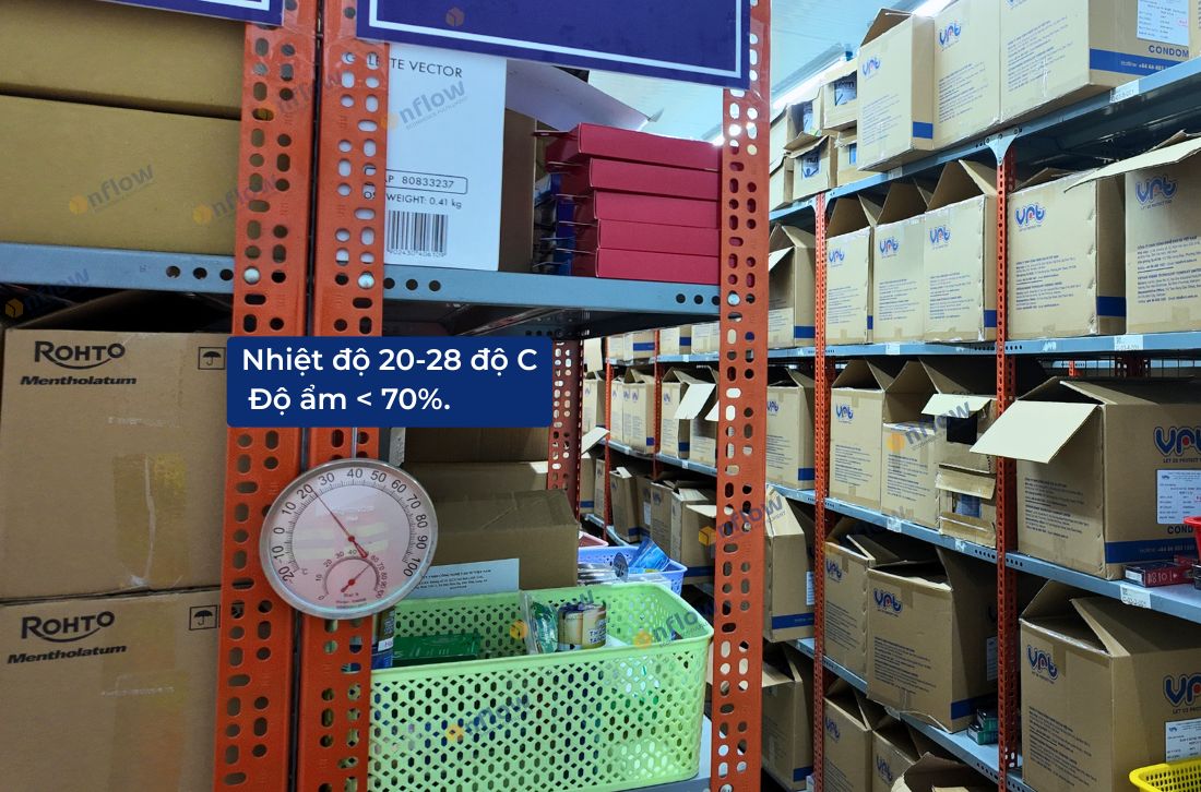 Bảo quản hàng mỹ phẩm tại kho Fulfillment