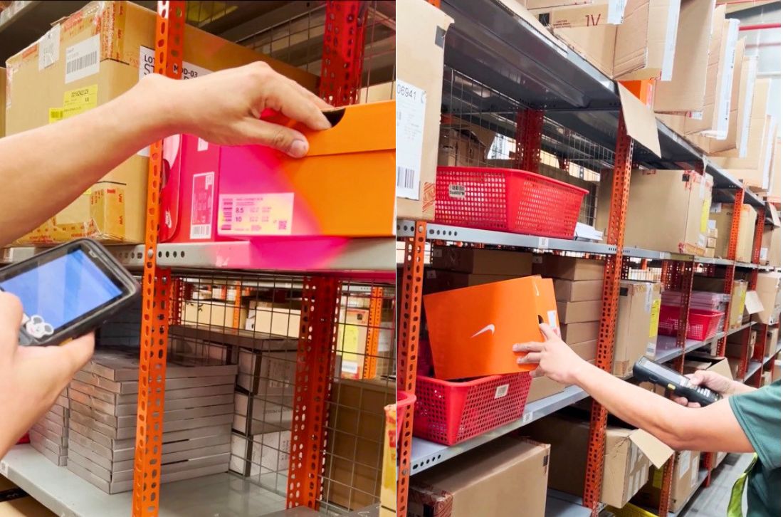 Lấy hàng bằng thiết bị PDA giúp tăng độ chính xác