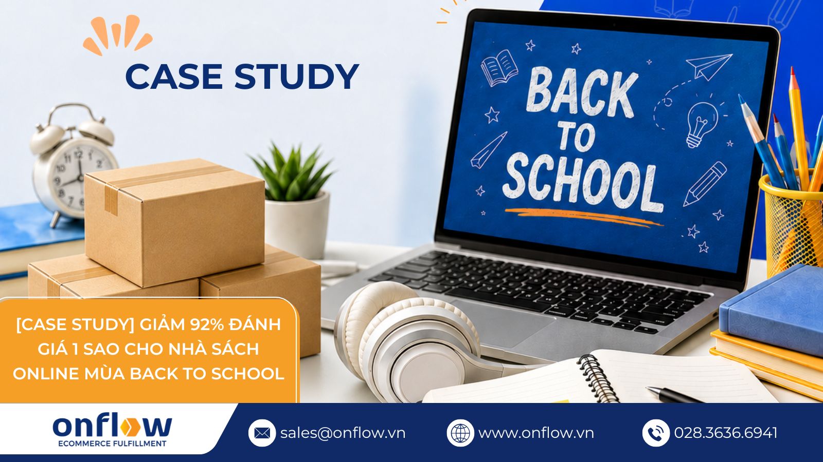 [Case Study] Giảm 92% Đánh Giá 1 Sao Cho Nhà Sách Online Mùa Back To School