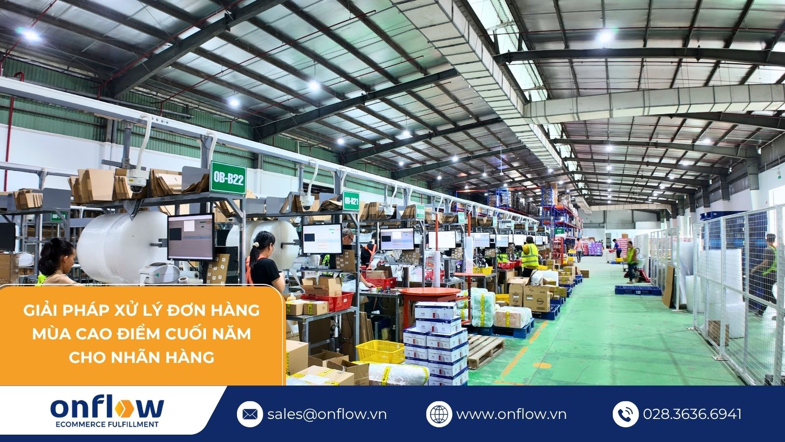 Giải Pháp Xử Lý Đơn Hàng Mùa Cao Điểm Cuối Năm Cho Nhãn Hàng
